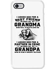 I Asked God For A Best Friend- Grandpa To Grandson Phone Case tile