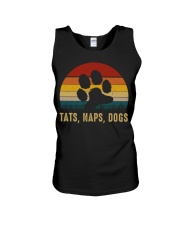 Tats Naps Dogs Unisex Tank thumbnail