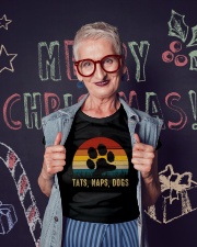 Tats Naps Dogs Ladies T-Shirt lifestyle-holiday-crewneck-front-3