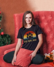 Tats Naps Dogs Ladies T-Shirt lifestyle-holiday-womenscrewneck-front-2