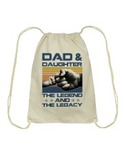 Dad Daughter The Legend And The Legacy Drawstring Bag tile