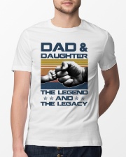 Dad Daughter The Legend And The Legacy Classic T-Shirt lifestyle-mens-crewneck-front-13