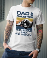 Dad Daughter The Legend And The Legacy Classic T-Shirt lifestyle-mens-crewneck-front-6