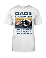 Dad Daughter The Legend And The Legacy Premium Fit Mens Tee tile