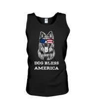 Dog Bless America Unisex Tank thumbnail