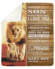Lion- Never Forget That I Love You Mom-To-Son Sherpa Fleece Blanket tile