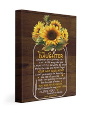 You Are My Sunshine Dad To Daughter 11x14 Gallery Wrapped Canvas Prints front