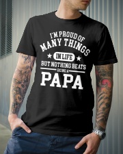 Nothing Beats Being A Papa Classic T-Shirt lifestyle-mens-crewneck-front-6