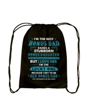 I'm The Best Bonus Dad Drawstring Bag tile