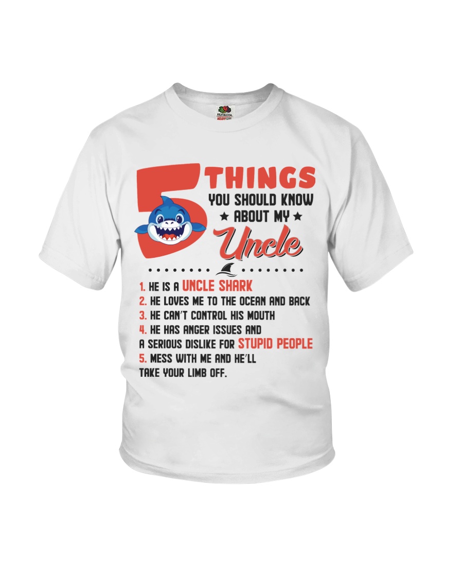5 Things You Should Know About My Uncle Youth T-Shirt