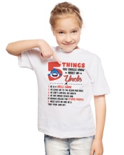 5 Things You Should Know About My Uncle Youth T-Shirt lifestyle-youth-tshirt-front-2