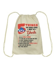 5 Things You Should Know About My Uncle Drawstring Bag thumbnail