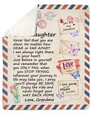 Never Feel That U Are Alone GM To GD Sherpa Fleece Blanket tile