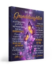 Butterfly-Im Proud Of You Grandma-To-Granddaughter 16x20 Gallery Wrapped Canvas Prints front