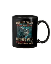 Old Wolf Will Always Have Your Back Mug thumbnail