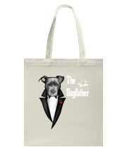 The DogFather Pitbull Tote Bag thumbnail
