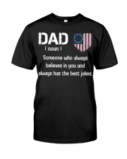 Dad Defined Classic T-Shirt front
