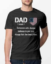 Dad Defined Classic T-Shirt lifestyle-mens-crewneck-front-13