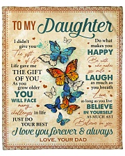 Live Gave Me The Gift Of You Dad To Daughter Fleece Blanket - 50" x 60" front