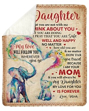 Everyday I Think About U Mom To Daughter Sherpa Fleece Blanket tile