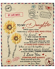 Daughter Keep Me In Heart I'll Stay There Forever Fleece Blanket - 50" x 60" front