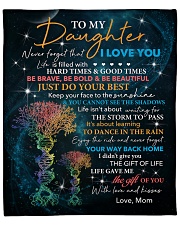 Never Forget That I Love You Mom To Daughter Fleece Blanket - 50" x 60" front
