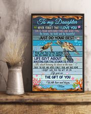 Daughter Turtle Life Gave Me The Gift Of You 11x17 Poster lifestyle-poster-3