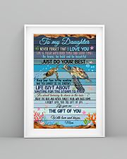 Daughter Turtle Life Gave Me The Gift Of You 11x17 Poster lifestyle-poster-5