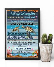 Daughter Turtle Life Gave Me The Gift Of You 11x17 Poster lifestyle-poster-8