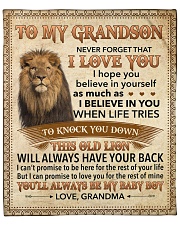 Never Forget That I Love You-Young Lion GM to GS Fleece Blanket - 50" x 60" front