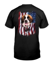 Saint bernard Flag Classic T-Shirt back