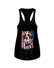 Saint bernard Flag Ladies Flowy Tank thumbnail