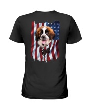 Saint bernard Flag Ladies T-Shirt thumbnail