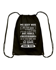 My Sexy Wife She Is My Queen Drawstring Bag thumbnail