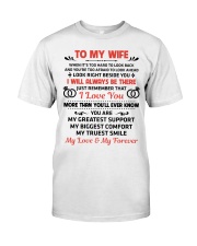 To My Wife My Love My Forever Premium Fit Mens Tee thumbnail