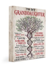 Today Is A Good Day - Grandma To Granddaughter 11x14 Gallery Wrapped Canvas Prints front
