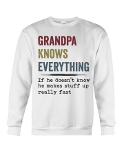 Grandpa Knows Everything Crewneck Sweatshirt thumbnail