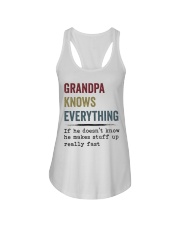 Grandpa Knows Everything Ladies Flowy Tank thumbnail