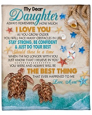 Daughter Turtle Stay Strong Just Do Your Best Fleece Blanket - 50" x 60" front