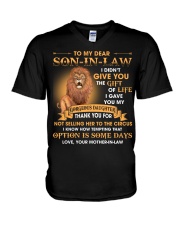 To My Dear Son-In-Law From Mother-in-law V-Neck T-Shirt thumbnail