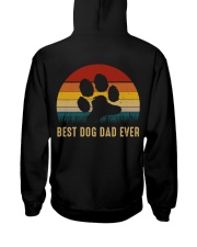Best Dog Dad Ever Hooded Sweatshirt back