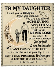 Daughter Promise To Love You For The Rest Of Mine Fleece Blanket - 50" x 60" front