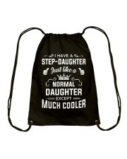 I Have A Step-daughter Drawstring Bag thumbnail