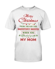 Merry Christmas From The Kid To Step-Dad Premium Fit Mens Tee thumbnail