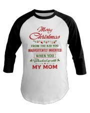Merry Christmas From The Kid To Step-Dad Baseball Tee thumbnail