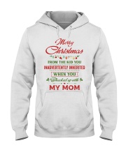 Merry Christmas From The Kid To Step-Dad Hooded Sweatshirt thumbnail