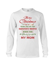 Merry Christmas From The Kid To Step-Dad Long Sleeve Tee thumbnail