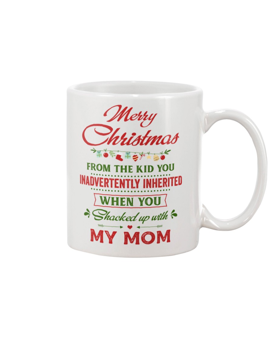 Merry Christmas From The Kid To Step-Dad Mug