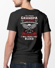I'm A Proud Grandpa Of A Pretty Granddaughter Classic T-Shirt lifestyle-mens-crewneck-back-5