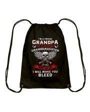 I'm A Proud Grandpa Of A Pretty Granddaughter Drawstring Bag thumbnail